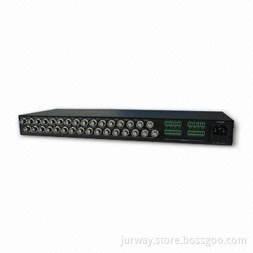 16-channel Active Video Balun Receiver with 2,800m Video Transmitting Distance